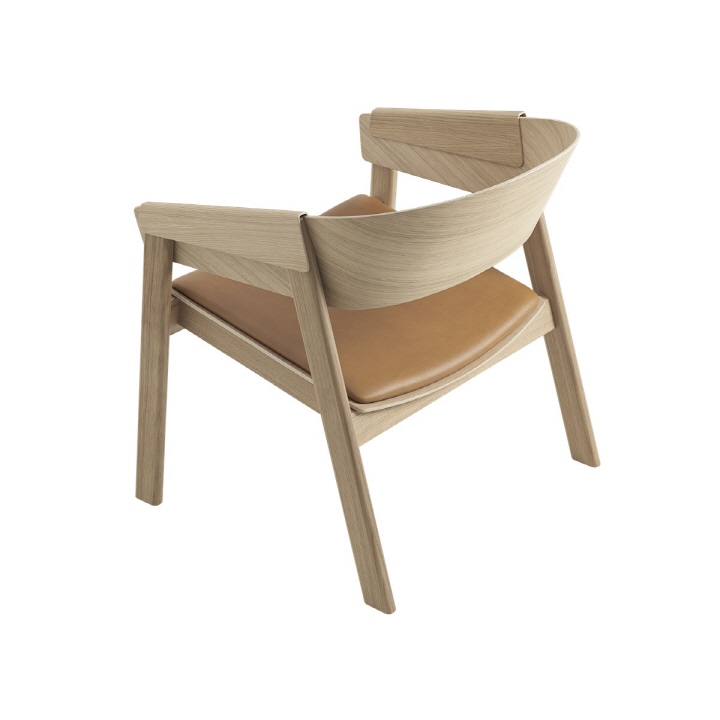 COVER LOUNGE CHAIR COGNAC