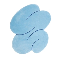 OKEJ Cloud Blue Squiggle Rug (2 sizes)