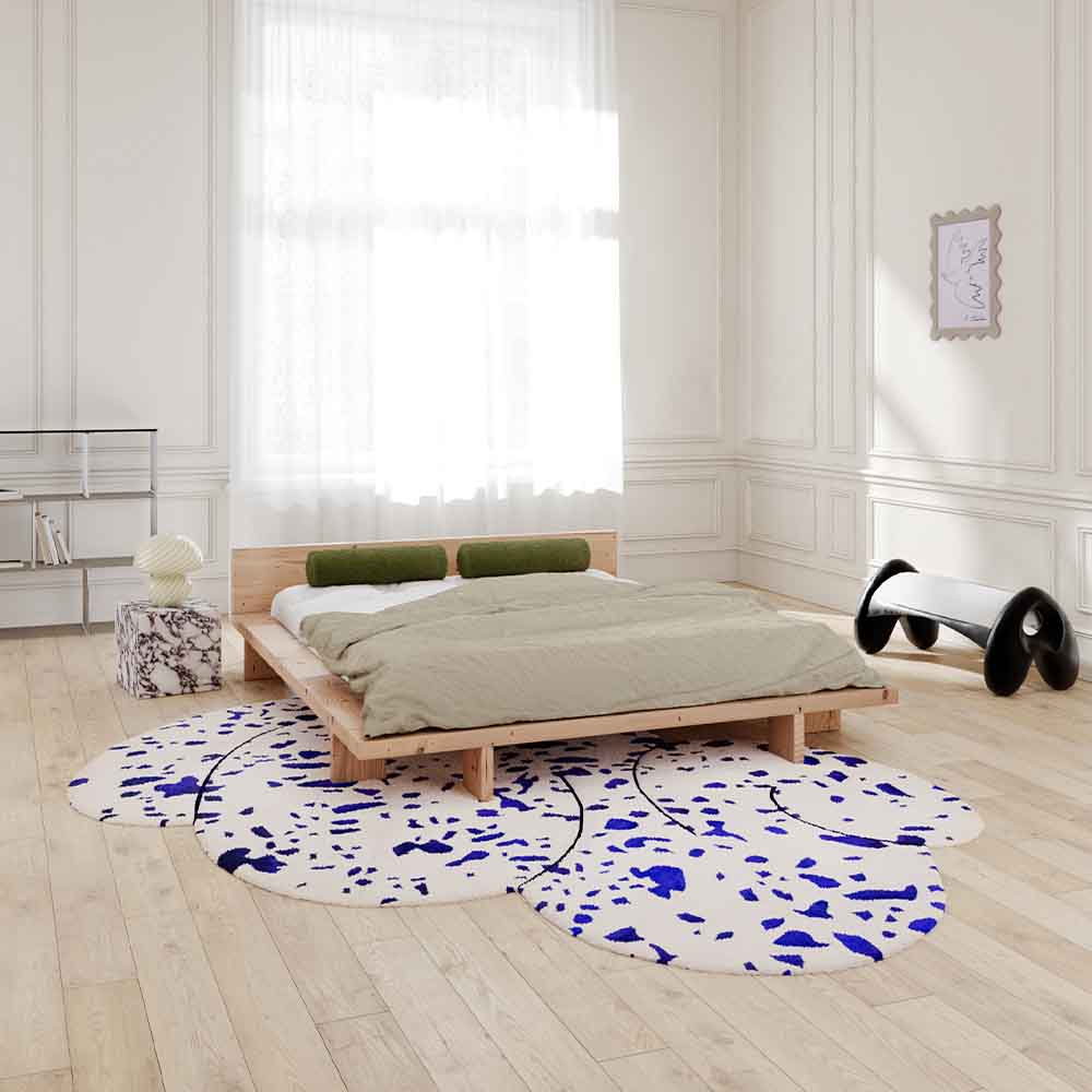 OKEJ Speckled Squiggle Rug (2 sizes)