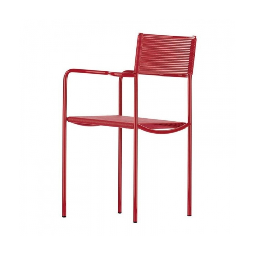Spaghetti Armrest Chair 131 - Lacquered Frame