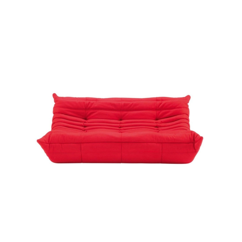 Togo Sofa 3 Seat - Alcantara Goya Red