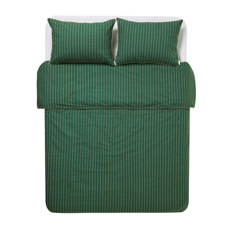 Pin-stripe Duvet Set (Green)