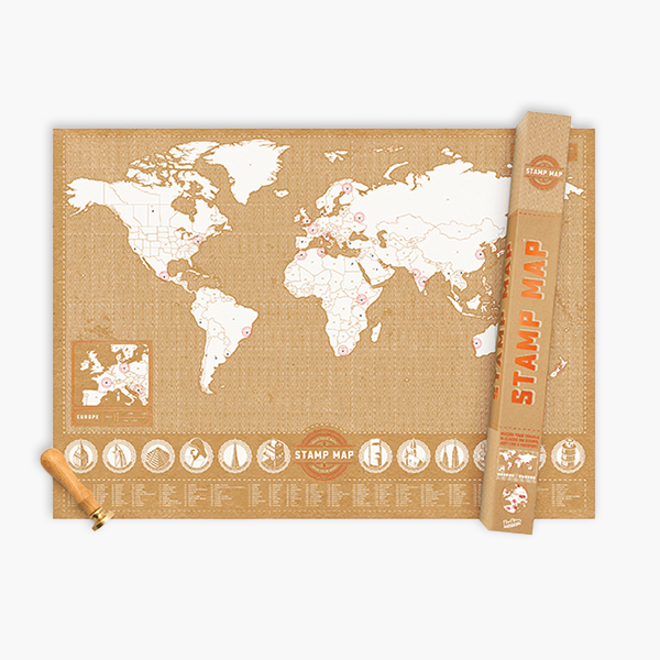 Luckies Stamp Map