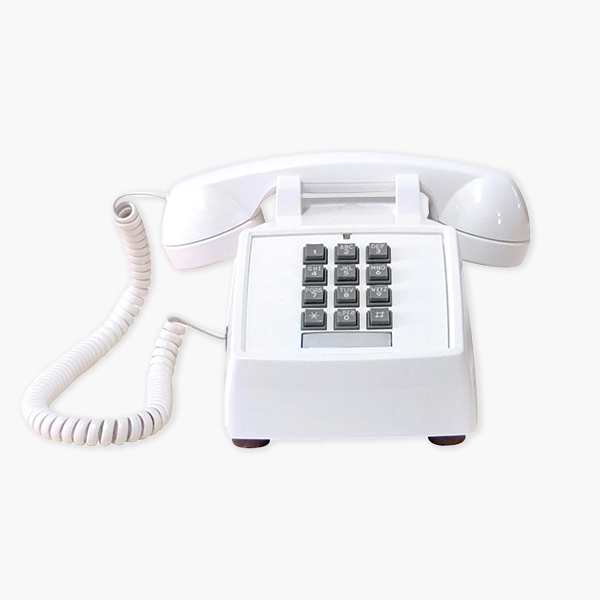 Cortelco Vintage Telephone White Made in USA