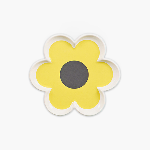 Orla Kiely Trinket Tray-6 Petal Flower Colour (Yellow)