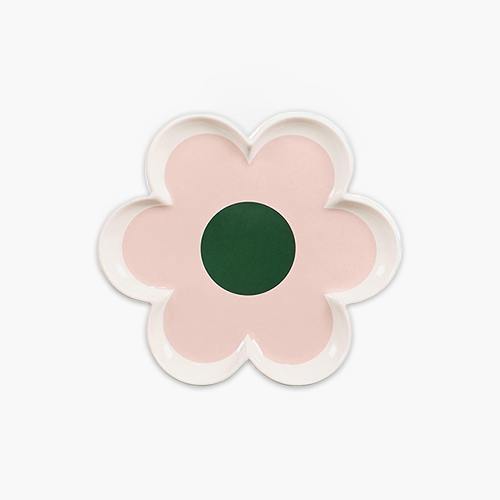 Orla Kiely Trinket Tray-6 Petal Flower Colour (Pink)