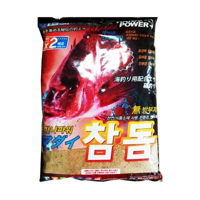[하나파워] 참돔 5.0 건식 파우더 떡밥 집어체